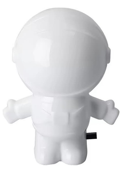 Astronat Fişli Gece Lambası Anahtarlı Ledli Beyaz Işık