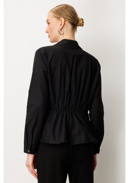 Kruvaze Yaka Önü Tokalı Bluz Ekol modelleri