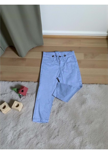 Klasik Kesim Ince Gabardin Pantolon - RN25PNT-İNDIGO-4 Yaş Indigo