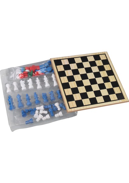 3'lü Ağaç Oyun Seti ( Satranç - Dama - Kızmabirader ) modelleri