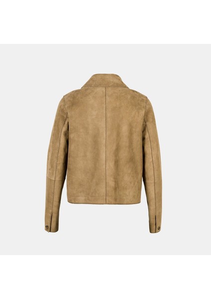 Limited Edition Kadın Vizon Süet Kısa Ceket indirimleri