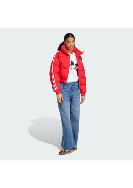 Adicolor Cropped Synthetic Down Kadın Mont modelleri