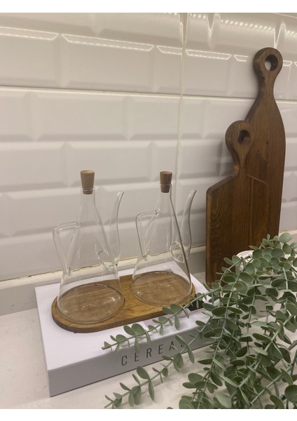 500 ml Standlı Akasya Kapaklı Yağdanlık modelleri