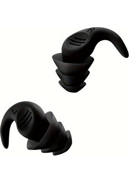 Lr Silikon Yüzme Kulak Tıkacı – Su Geçirmez, Rahat ve Yumuşak Üç Katmanlı Köpekbalığı Kuyruğu Tasarımı, Yeniden Kullanılabilir, Yüzme, Sörf, Dalış, Duş ve Plaj Sporları Için Ideal Kulak Koruyucu modelleri