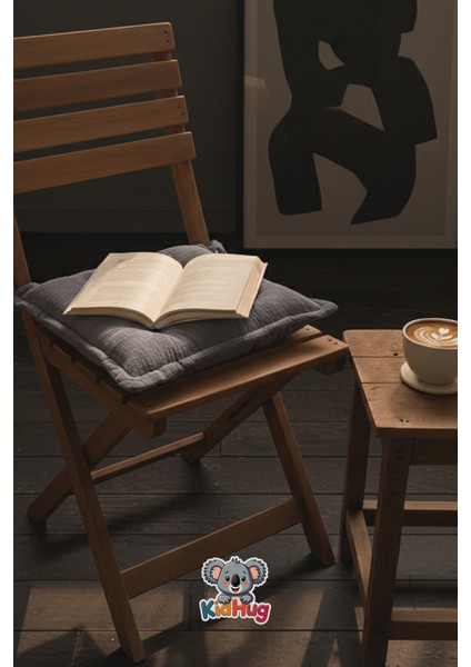 Yumuşacık Sandalye Minderi Dikişli Premium Bağıcıklı Standart Kırlent 45X45 cm [ 1 Adet ]