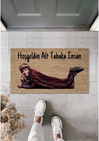 Hoşgeldin Alt Tabaka Insan | Yüksek Kaliteli Dijital Baskılı Kaymaz Kapı Önü Paspası – Prens Temalı fiyatları