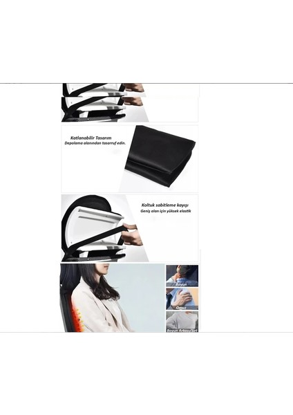 Kohlemann Taşınabilir Titreşimli Oto Koltuk Masaj Minderi - Isıtıcılı Minder - 8 Programlı Masaj Aleti fiyatları