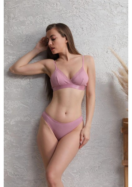 PAMUKLU FİTİLLİ ŞIK B KAP SEKSİ BRALET TAKIM modelleri