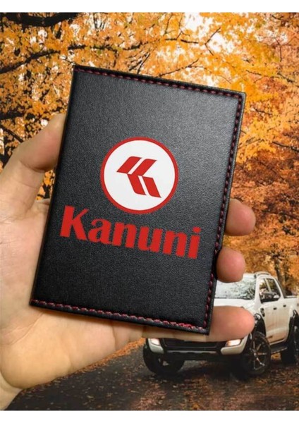 Kanuni Ruhsat Kabı Logolu Motorsiklet Utv Atv Racing Ruhsat Kılıfı Deri Koruyucu