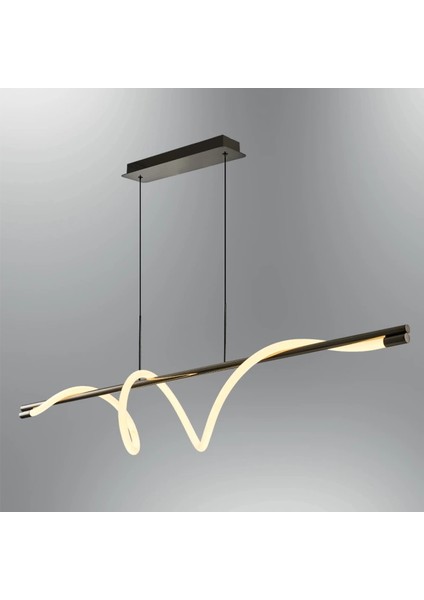 Siyah Renkli Ledli Yumuşak Boru Avize fiyatları