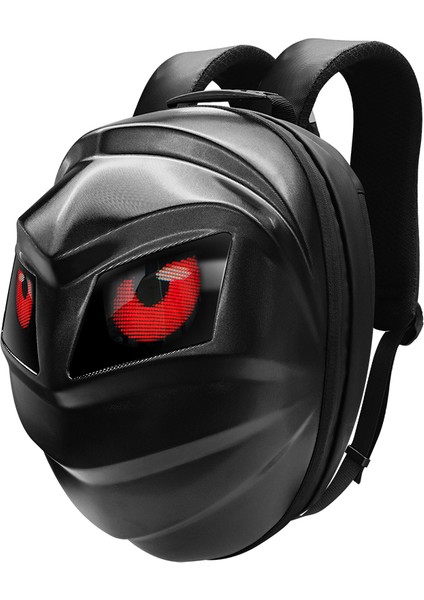 Karbon Fiber LED Gözlü Akıllı Sırt Çantası – Sert Kasa, USB Şarj Girişli, Işıklı Teknolojik Çanta fiyatları