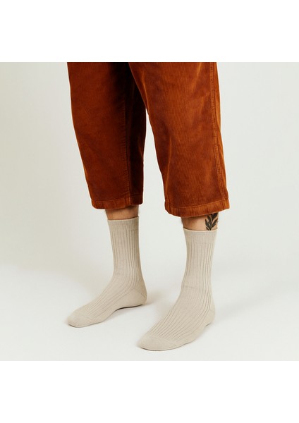 Erkek Kışlık (6 Çift) Lambswool Yün Çorap Termal Etkili Ebruli fiyatları