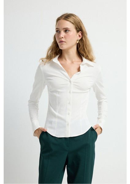 Pensli Gömlek Kemik 13045720000