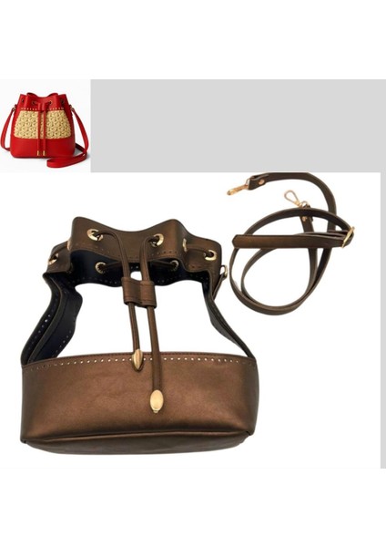 Torba Model Çanta Yapım Aparatı Bakır Renk Light Gold Metalli