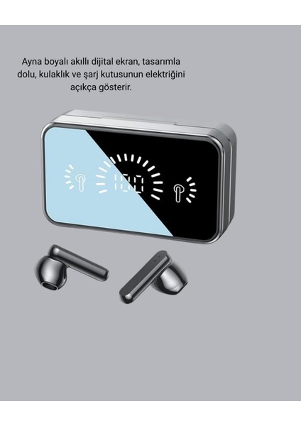bulurum hifi ses kaliteli kablosuz kulaklık – bt5.1, led ekranlı şarj kutusu, 3500 mah fiyatları