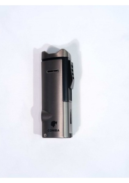 CCM0680 3 Jet Alevli Metal Çakmak - Rüzgâra Dayanıklı Premium Model