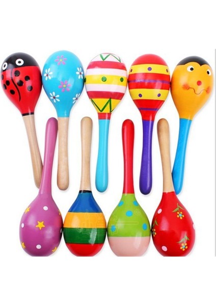 bulurum renkli ahşap marakas fiyatları