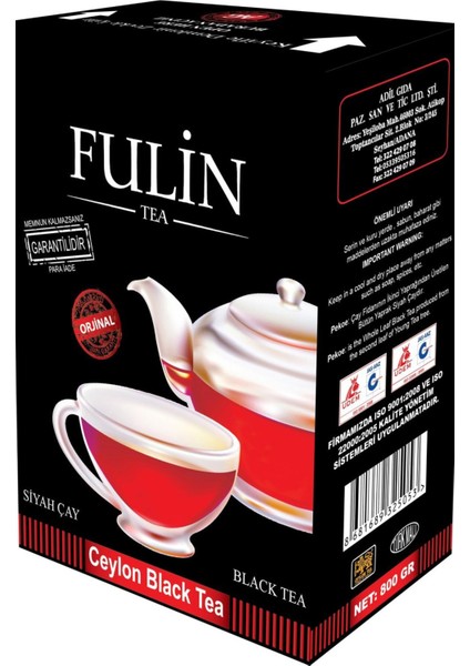 800 gr Paket Çay x 5 Adet