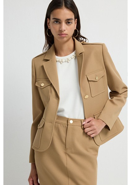 Cepli Ceket Bej 11945755000 fırsatları