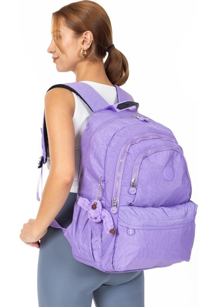 Krınkıl Kumaş Ayıcık Figürlü Çok Bölmeli Sırt Çantası