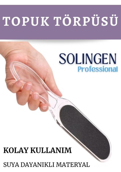 Solingen Ocean Büyük Boy Çift Taraflı Topuk Törpüsü -Topuklara Özel Eğimli Taraf - Büyük Boy fiyatları