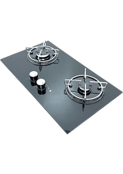 Karavan Ocağı Iki Gözlü Ankastre 30 x 51 cm Univercal Orta Düğmeli