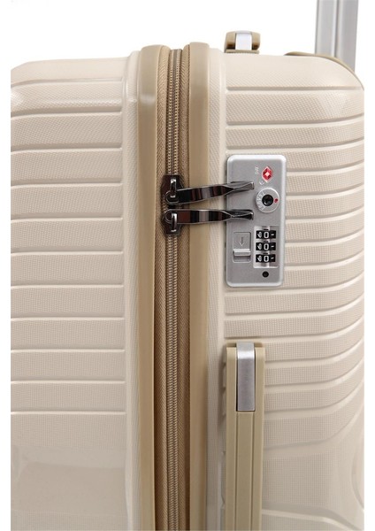 Dayanıklı Makyaj Çantası ve Tsa Şifreli 4'lü Kırılmaz Valiz Seti: Şıklık ve Güvenlik Bir Arada