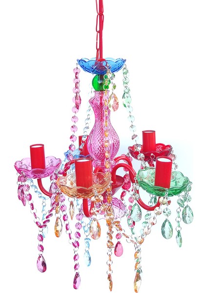 Renkli Taşlı Avize