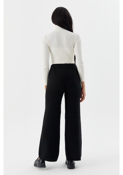 Beli Ip Bağcıklı Triko Pantolon Sıyah indirimleri