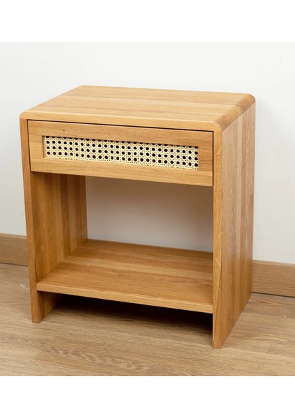 Ahşap Rattan Çekmece Detaylı Komodin modelleri