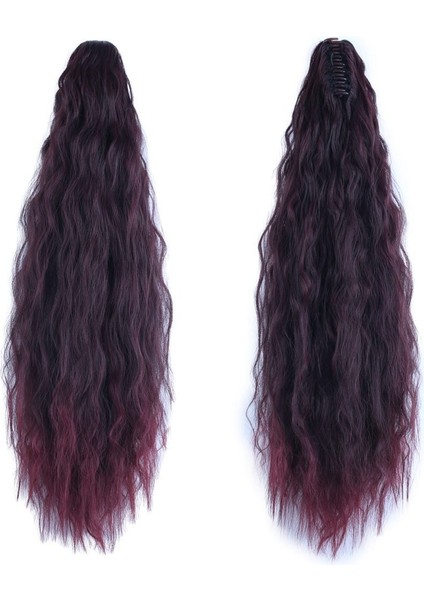 Tokalı Kabarık Dalgalı At Kuyruğu / Koyu Kızıl fiyatları