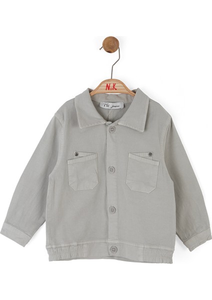 01-04 Yaş Erkek Bebek Gri-Laci Üçlü Takım - Gri-Lacivert