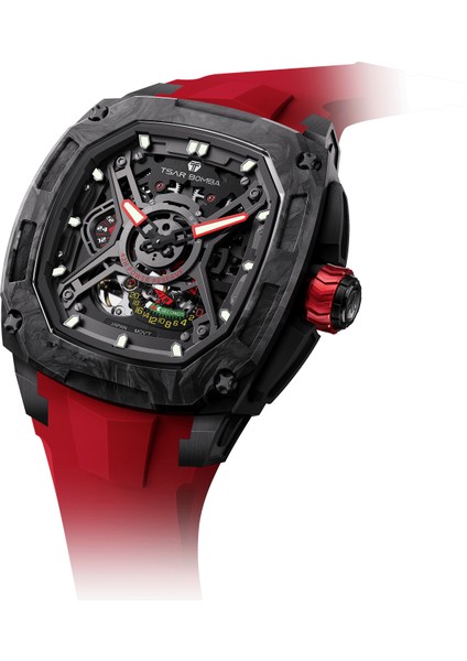 Dark Matter 5 Otomatik Saat TB8605 Kırmızı fiyatları