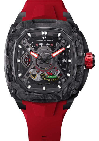 Dark Matter 5 Otomatik Saat TB8605 Kırmızı fırsatları