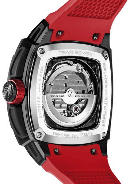 Dark Matter 5 Otomatik Saat TB8605 Kırmızı indirimleri