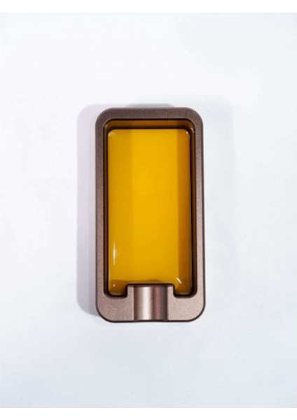 PKL0207 Metal Küllük - Tek Puro Yuvalı Sarı Iç Yüzeyli Premium Model