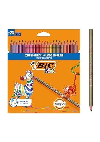 Kids Evolution Stripes Kuru, 24'lü Kutu, Kıymık Oluşturmaz, Çiğnemeye Karşı Dayanıklı, Açılır fiyatları