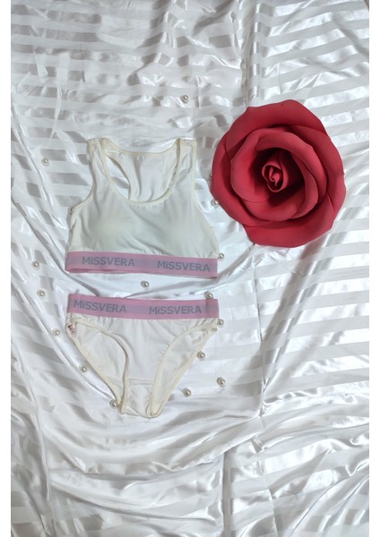 Pamuklu Kumaş Pedli Yarım Atlet Külot Takımı