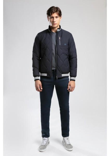 Dashawn Erkek Kapüşonlu Mont Lacivert