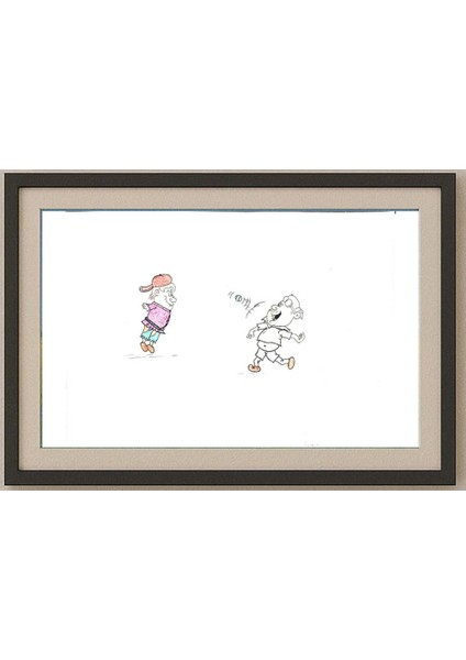 Hossein Abdollahi Adli 29X21CM Orijinal Karikatür Tablo