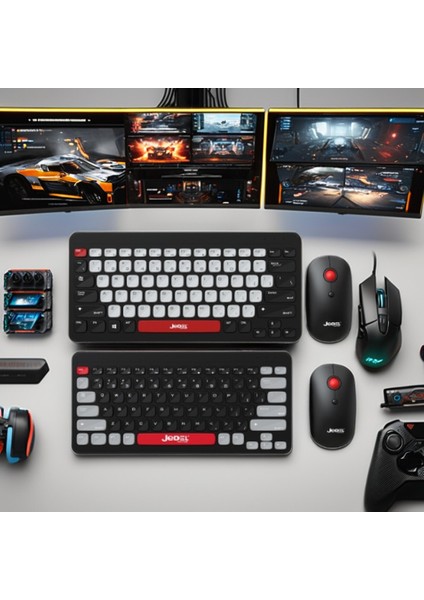 Kablosuz Mini Klavye ve Mouse Seti - Şık, Sessiz ve Ergonomik Tasarım indirimleri