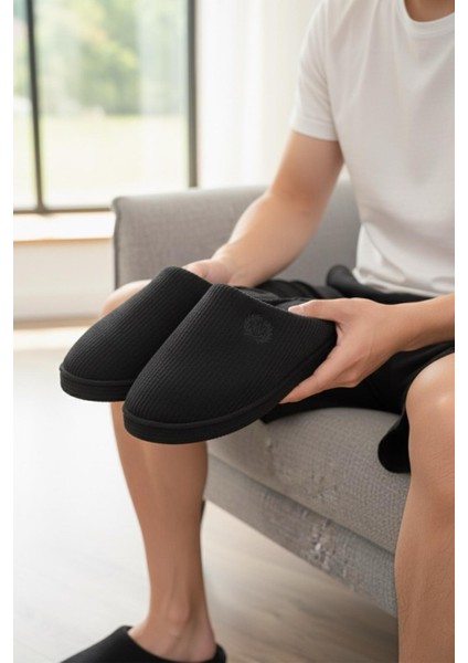 Wars Pofuduk Fitilli Ev Terliği Erkek Ses Yapmaz Taban Yıkanabilir Misafir Terliği