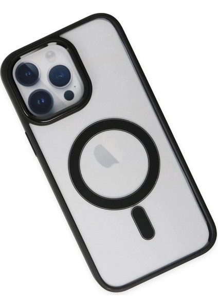 iPhone 14 Pro Kılıf Room Magneticsafe Silikon - Siyah (K95) modelleri
