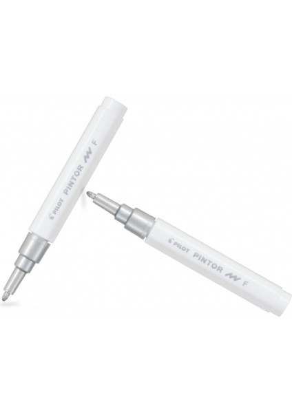 Pılot Pintor (F) Yuvarlak Uç Gümüş ( Iki Adet )