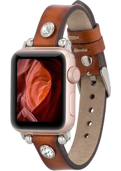 Apple Watch Uyumlu Deri Kordon Visby 38-40-41MM RST2EF indirimleri