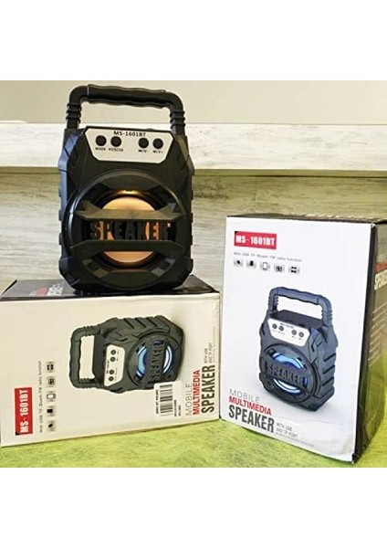 Ms 1601 Bt Kablosuz Taşınabi̇li̇r Bluetooth Hoparlör