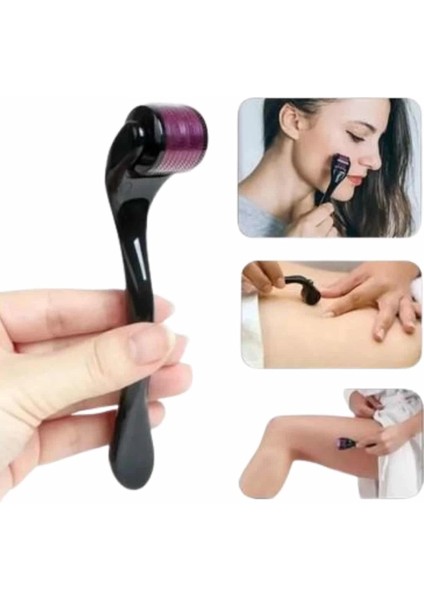 Titanyum Uçlu Derma Roller 540 Iğneli 1 mm Gözenek Azaltıcı Akne Izlerine Uygun modelleri