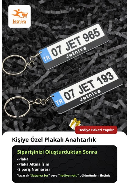 Kişiye Özel Plaka Tasarımlı Araba Anahtarlığı-Özel Üretim Kişisel Tasarım Anahtarlık