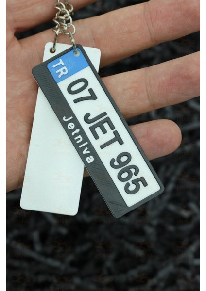 Kişiye Özel Plaka Tasarımlı Araba Anahtarlığı-Özel Üretim Kişisel Tasarım Anahtarlık fırsatları