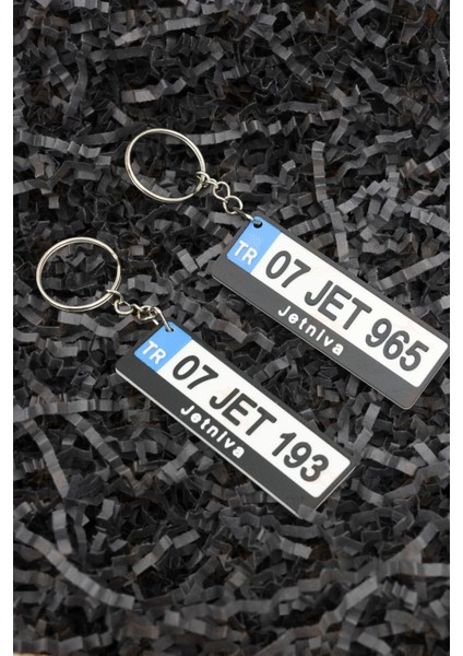 Kişiye Özel Plaka Tasarımlı Araba Anahtarlığı-Özel Üretim Kişisel Tasarım Anahtarlık